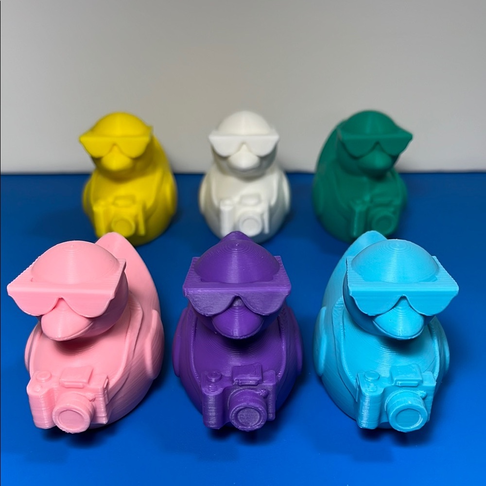 🧳3d Printed Tourist/Camera/Travel Ducks-Set of 6🧳discount/bonus with bundle 2+